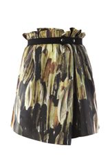 Isabel Marant Evely Silk Feather Skirt