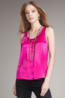 Marc By Marc Jacobs Disco Satin Tank - Lyst