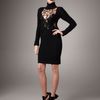 Mcq By Alexander Mcqueen Cutout Sweater Dress in Black - Lyst