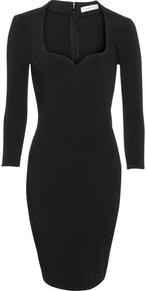 Mugler Heart Neckline Dress - Lyst