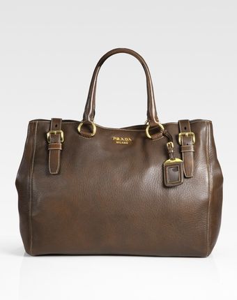 Prada Cervo Tote Bag - Lyst