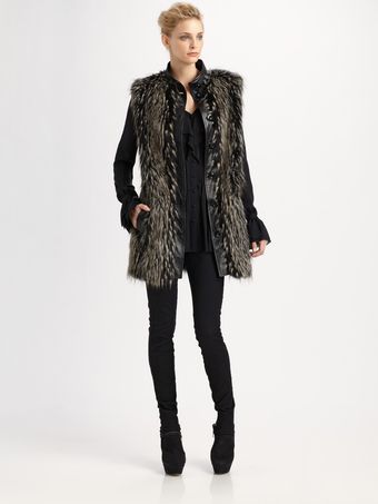 Rachel Zoe Marianne Faux Fur Vest - Lyst