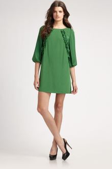 Tibi Silk Crêpe De Chine Dress - Lyst