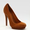 Tory Burch Jude Suede Pumps in Brown (cognac) - Lyst