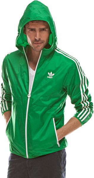 adidas mint green windbreaker