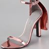 Alexander Wang Fabiana Metallic Leather Sandals in Pink (blush) - Lyst