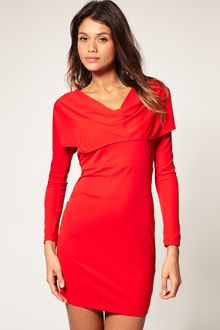 ASOS Collection Asos Dress with Pencil Skirt and Cowl Neck - Lyst