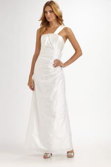 Kay Unger Silk Gown - Lyst