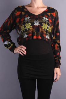 Preen Crop V Sweater - Lyst