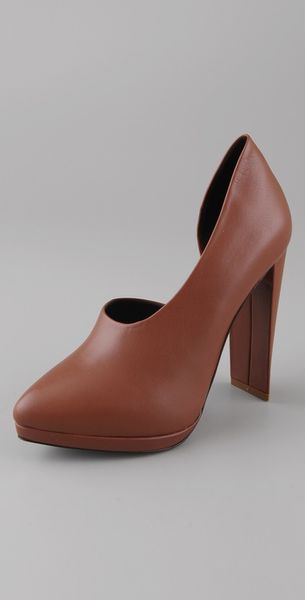 3.1 Phillip Lim Alec Dorsay Pumps in Brown (brandy) - Lyst