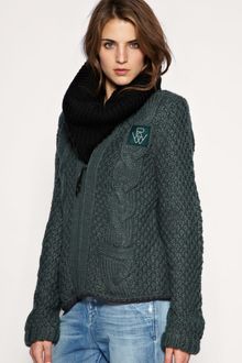 G-star Raw Chunky Cardigan - Lyst