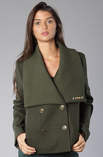 Insight The Brick Lane Coat in Military Green - Lyst