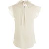 Prabal Gurung Collared Shirt in White (ivory) - Lyst