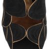 Yves Saint Laurent Jinny Suede Wedges in Black - Lyst