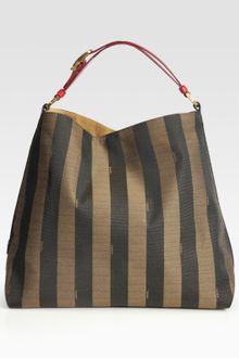 Fendi Striped Hobo Bag - Lyst