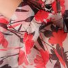 Milly Marian Print Tie Blouse in Orange (floral) - Lyst