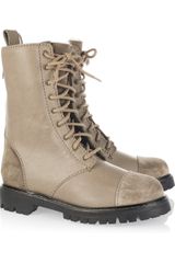 Acne Alpine Shearling-lined Leather Boots