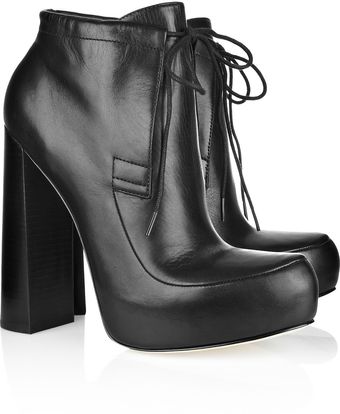 Alexander Wang Constance Leather Platform Ankle Boots - Lyst