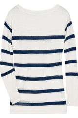 J.Crew Striped Linen Sweater