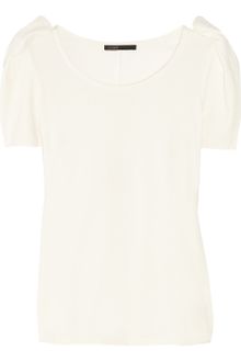 Maje House Cotton and Modal-blend T-shirt - Lyst