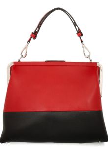 Marni Two-tone Leather Shoulder Bag - Lyst