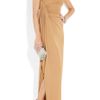 Michael Kors Stretch Crepejersey Gown in Beige (nude) - Lyst