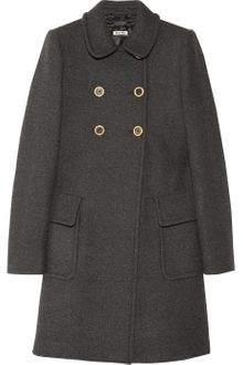 Miu Miu Wool Princess Coat - Lyst