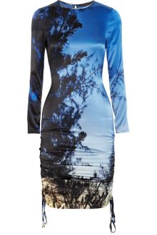 Roberto Cavalli Printed Silk-jersey Dress - Lyst