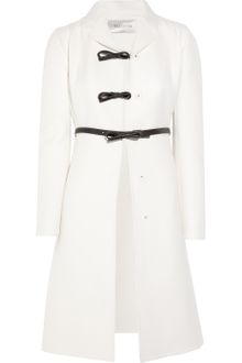 Valentino Belted Wool and Silk-blend Coat - Lyst