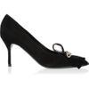 Yves Saint Laurent Opyum Embellished Suede Pumps in Black - Lyst