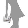 Halston Heritage Jenny Fold Clutch in Silver - Lyst
