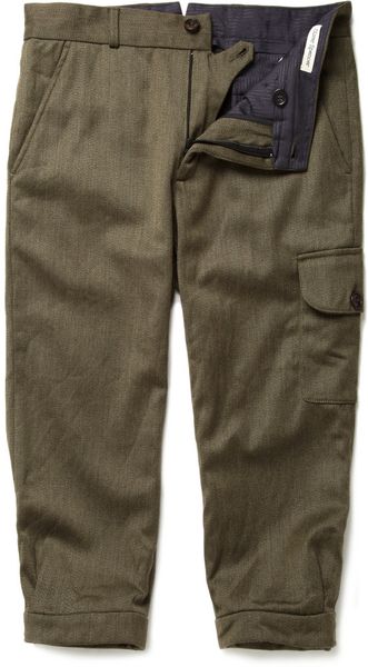 Oliver Spencer Wool-blend Plus Two Trousers - Lyst