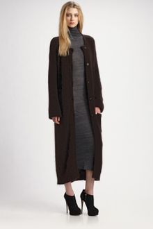 Surface To Air Bedrock Mohair Knit Coat - Lyst