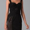 Zac Posen Corset Dress in Black - Lyst