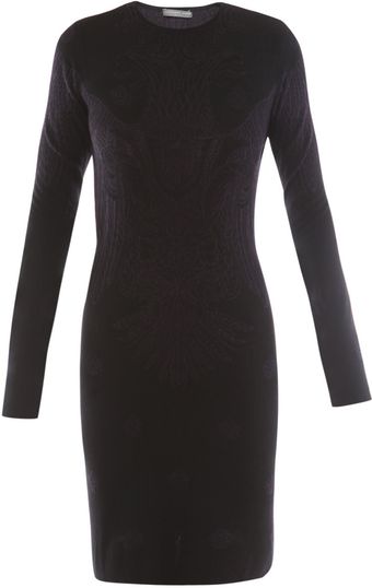Alexander McQueen Lace Eagle Dress - Lyst