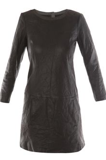 Theory Leather Dress - Lyst