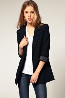 ASOS Collection Asos Boyfriend Blazer - Lyst