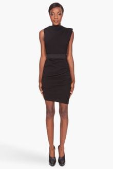 Lanvin Ruched Dress - Lyst