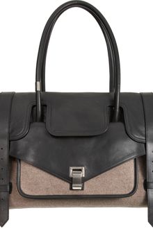 Proenza Schouler Ps1 Keep All Large Leather/felt - Lyst