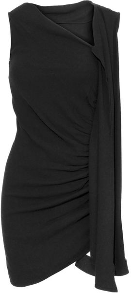Rick Owens Asymmetric Drape Top - Lyst
