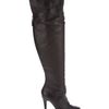 Valentino Long Studded Boot in Black - Lyst