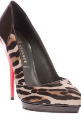 Versace Ponyskin Pump