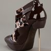 Versace Pony Skin Ankle Boot in Brown - Lyst