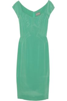 Zac Posen Silk-blend Dress - Lyst