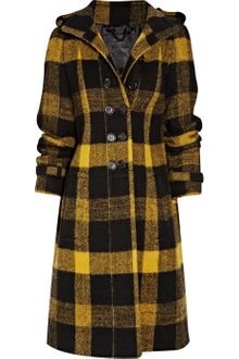 Burberry Prorsum Plaid Wool Coat - Lyst