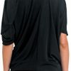 Doo. Ri Shoulder Drape Top in Black - Lyst