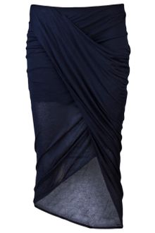 Helmut Lang Wrap Skirt - Lyst
