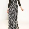 Lela Rose Strapless Silkchiffon Gown in Black (rose) - Lyst