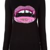 Markus Lupfer Lara Lip Sequin Jumper in Black - Lyst