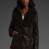 Soia & Kyo Kasey Shearling Jacket in Brown (moka) - Lyst
